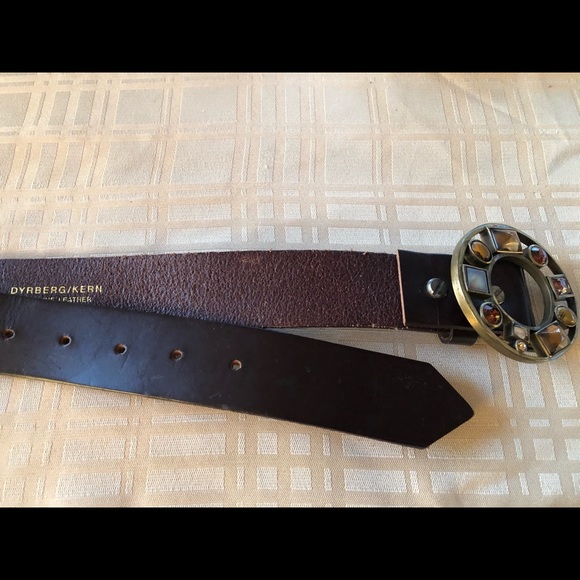 GEMSTONE DESIGNER BELT & MATCHING RING - NOT China - Picture 6 of 7